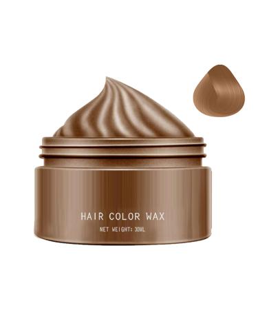 Hair Color Wax 30ml Temporary Hair Color Washable Clay Suitable for Children Adults Men Women Parties Festival Halloween Cosplay Parties Brown D