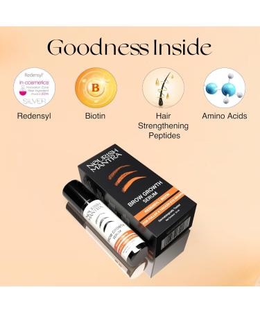 SODEN Brow Growth Serum 10ml | Enhance Brow Thickness with Redensyl Biotin & Peptides | International Shipping Available - Buy Online on GoSupps.com