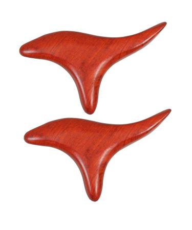 COHEALI Tools Thai Wooden Massage Sticks Hand Foot Massage Tool Trigger Point Massage Tool Full Body Massage Skin Care 2pcs