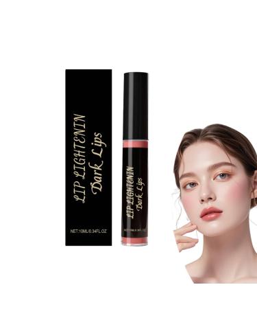 Pink Hydrating Lip Balm - Moisturizing & Nourishing Lip Lightening Cream for Dark Lips Non-Sticky Shine Glass Lip Finish Daily Lip Care Treatment (1)