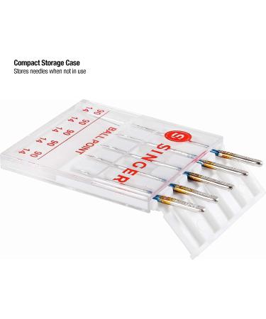 SINGER Ball Point Sewing Machine Needles Size 90/14 - Pack of 5 - Buy Online on GoSupps.com