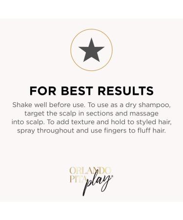 Orlando Pita Play Max Capacity Hybrid Hairspray Absorbs Oil Adds Fullness No Parabens No SLS/SLES 5.8 Oz - Buy Online on GoSupps.com