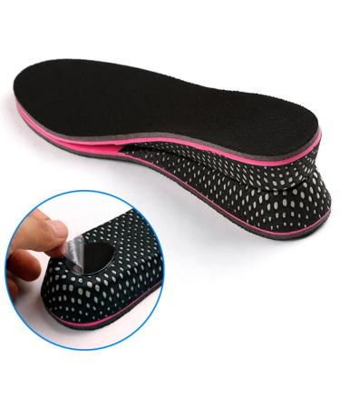 Buy Healifty Sport Insoles - EVA Foam Inserts for Enhanced Performance | Shock-Absorbing Sweat-Absorbing | 5cm Thickness Black & Red - International Shipping - Buy Online on GoSupps.com