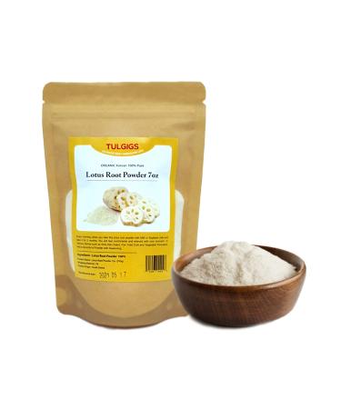 TULGIGS Lotus Root Powder 7Oz(200g) Natural 100% Pure Healthy Fiber Vitamin C Amino Acid Made In KOREA