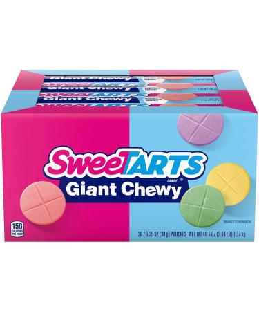 SweeTARTS Giant Chewy Candy 1.5 Ounce Packets, Pack of 36 1.5 Ounce (Pack of 36)