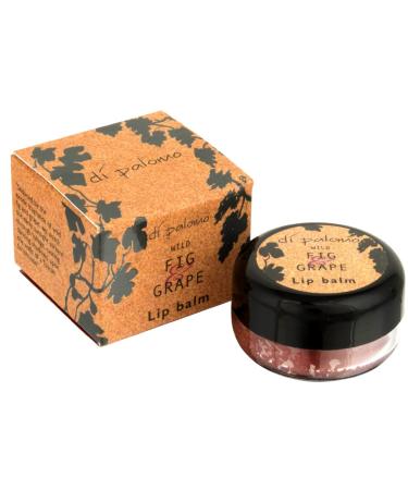 Di Palomo Wild Fig & Grape Lip Balm 10ml. Lip Moisturiser with Lip Tint. Lip Skin Care Lip Mask & Lip Treatment. Moisturising Ingredients For Extremely Dry Cracked Lips. Scented Lip Balm.