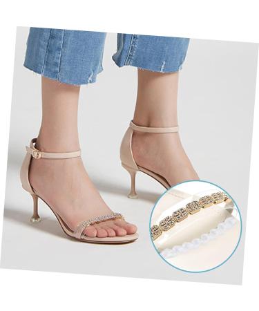 NOLITOY 6 Pairs Anti-Slip Stickers for High Heels | Adhesive Gel Heel Pads for Women | Invisible Non-Slip Sole Inserts for Sandals | Thicken White Pads - Buy Online on GoSupps.com