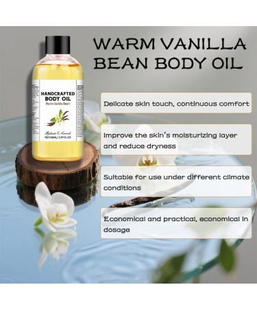 VSDFAW Handcrafted Hydrating Massage Oil Moisturizing Body Oil Vanilla Deeply Nourishing Formula For Smooth Moisturizer Skin For Men And Women(3.99Floz/Pcs) (2Pcs) - Buy Online on GoSupps.com
