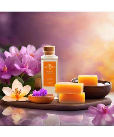 Cielche Hnadmade Saffron Soap Bar 150 gr Wrinkles Acne And Pimples Moisture Balance Birthmarks Sunspots Repair - Buy Online on GoSupps.com