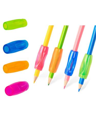 MmgoqqQt silicone pin handles 8 pieces silicone pencil handles writing aid for pen children ergonomic pen holder left -handed right -handed pencil handles colored for children growing