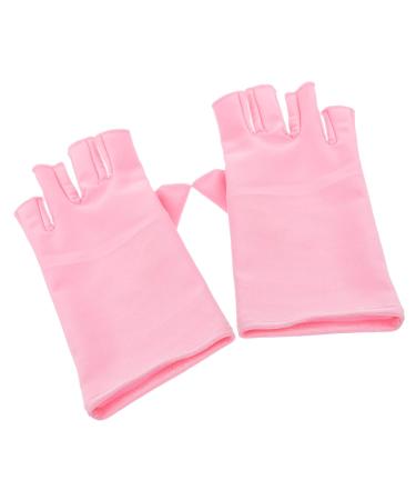Healeved 3 Pairs Nail Gloves Protection Gloves Led Gloves Fingerless Gloves Nail Anti-uv Gloves Sun Gloves Protective Gloves for Manicure Gel Pink Spandex Nail Polish - Buy Online on GoSupps.com