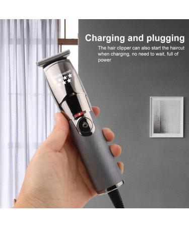 Hair Cutting Tool High-Power Motor Electric Hair Clipper USB Rechargeable Hair Clippers Lithium Battery Waterproof Barber Hair Trimmer for Men (Color : Silver) - Buy Online on GoSupps.com