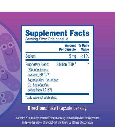 Phillips Pro-Regularity Daily Probiotic - 24 Vegetarian Capsules for Digestive Health - Buy Online on GoSupps.com