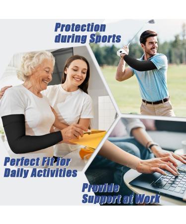 Beister Medical Compression Arm Sleeve - 20-30 mmHg for Men & Women Elbow Support for Varicose Veins Arthritis Lymphatic Health - Black XL - Buy Online on GoSupps.com