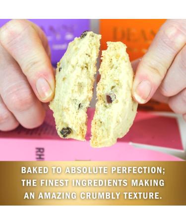 Deans Scottish Butter Shortbread Biscuits - 150g Luxury Gift Box - Rhubarb & Custard Flavor - Buy Online on GoSupps.com