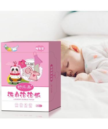 KODASW 60Pcs Laundry Detergent Concentrated Washing Soap Gentle Washing Sheets Bubble Paper Washing Tablets Cleaning Product - Buy Online on GoSupps.com
