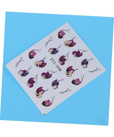 minkissy 1 Sheet Nail Art Sticker Nail Art Decals Nail Stickers Manicure Nail Decals - Buy Online on GoSupps.com