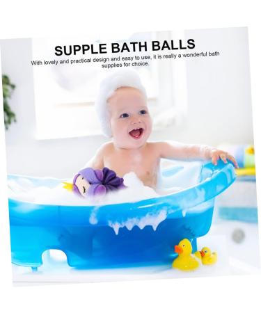 Healeved 6 Pcs Bath Ball Set | Loofah Sponges & Scrubbers for Exfoliating Skin | Ideal Bath & Shower Accessories - Buy Online on GoSupps.com