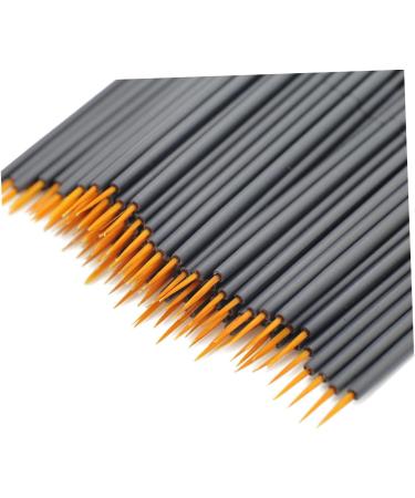 Mikinona 100pcs Eye Makeup Tools White Liquid Eyeliner White Makeup Brushes Eyeliner Brushes Fine Point 15cmX10cm Orange - Buy Online on GoSupps.com