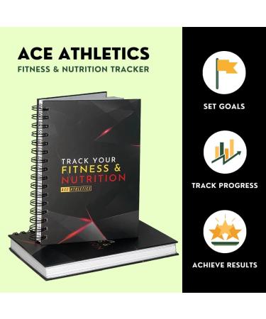 Ace Athletics Premium Fitness & Nutrition Tracker for Men and Women - Advanced Health Planner for Weight Loss/Gain, Bodybuilding, Gym Workouts & Diet - Buy Online on GoSupps.com