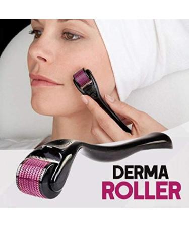 540-Titanium Derma Roller Micro Needles Min-Oxidil Women Hair Growth Derma Stamp Beard and Face Roller Micro Needling Pen for Anti Scarring -Aiging Skin Care and Acne Treatment (Derma-Roll-1.5mm) - Buy Online on GoSupps.com