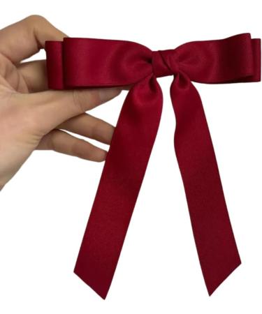 bowknot hairpin hot girl long bow bow spring hair clip wedding hair clip for women ponytail hair clip hairpin for women hairpin festival hairpin daily hairstyle bowknot pin black - Buy Online on GoSupps.com