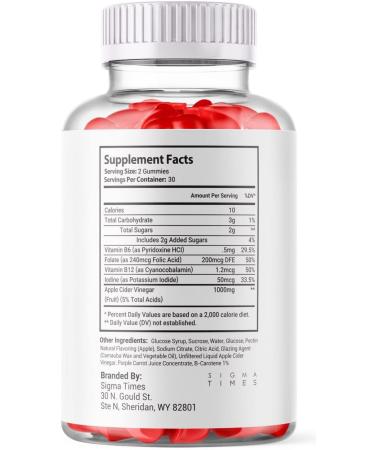 Keto Life Plus ACV Gummies - Apple Cider Vinegar Supplement for Weight Loss (60 Gummies) - Buy Online on GoSupps.com