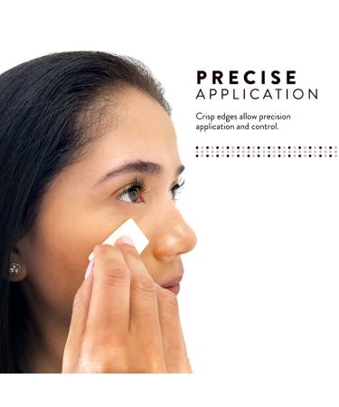 Artist's Choice Makeup Sponge Mini Applicator Wedges - 100 Pack, Latex-Free for Foundation, Blush, Eye Shadow - Crisp Edges for Control and Effortless Blending - Sanitary Single-Use Option - Buy Online on GoSupps.com