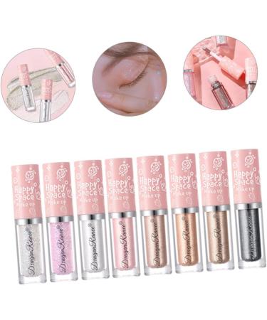 Hemoton 8pcs Eye Shadow Sparkly Eyeshadow Glitter Eye Makeup Tools Shiny Eyeshadow Glitter Eye Makeup Women Glitter Eyeshadow Shimmer Eyeshadow Makeup Supplies Eye Highlight Eyeshadow - Buy Online on GoSupps.com