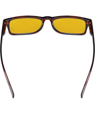 CessBlu Amber Tinted Blue Light Blocking Glasses for Women - Tortoise 1.5x Reading & Computer Screen Protection - Buy Online on GoSupps.com