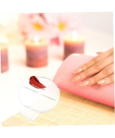 NOLITOY Palette de Maquillage Transparente Acrylique avec Poign e Ergonomique Palette Compartiments R utilisable Plateau de M lange pour Nail Art et Cosm tiques - Buy Online on GoSupps.com