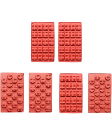 LUOFANG 2Piece/Set 18/20 Cavity Silicone Waffle Mold Maker Cake Cookie Chocolate Pan Baking Mould Nonstick Bakeware Tool C# Squares 4.4x3.9cm/1.73x1.54in C# Squares - Buy Online on GoSupps.com