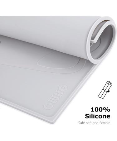 Ohmo Bowl Pad for Small Dogs & Cats - Non-Slip Waterproof Silicone Feeder Mat 48x30cm - Perfect Base for Cat Bar - Buy Online on GoSupps.com