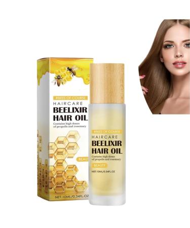 WANMATS Honey Hair Care Essential Oil Moisturizing and Nourishing Honey Oil for Dry and Frizzy Hair Suitable for Split Ends and Frizzy Hair