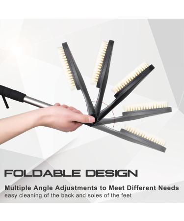 EASACE Long Handle Body Brush for Back - Adjustable Head Back Scrubber - Buy Online on GoSupps.com