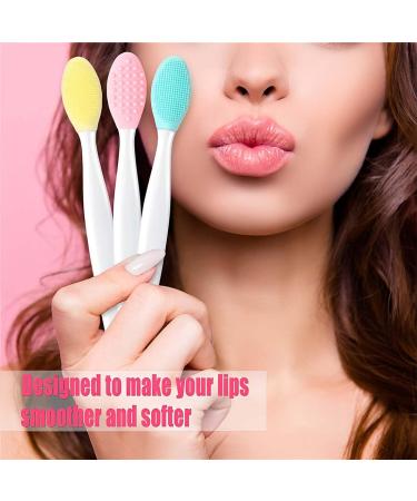Jocxzi 5-Piece Double-Sided Lip Peeling Brush Set | Silicone Mini Cleaner for Brightening Dark Lips | Smooth Full Lip Appearance for Men & Women - Buy Online on GoSupps.com