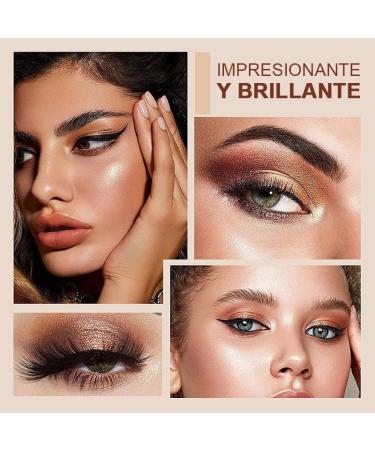 Waterproof Glitter Eyeshadow Pen - 16 Colors Shimmer Cream Makeup Crayon (#09) for Stunning Highlighted Eyes - Buy Online on GoSupps.com