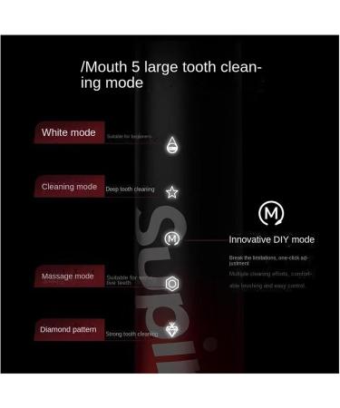 BAIR X3 Electric Toothbrush - Rechargeable Smart Sonic Set for Adults | Perfect for Couples Men & Women | Ideal Gift for Students & Parties | Stylish Black Design - Buy Online on GoSupps.com