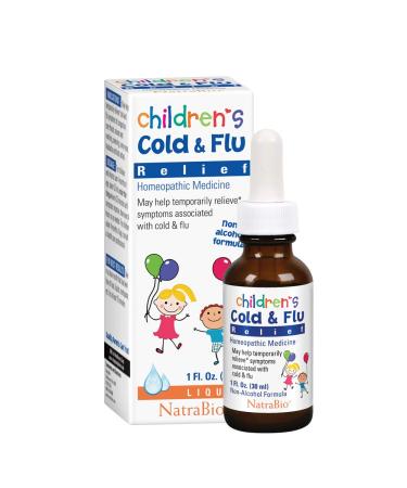 NatraBio Children's Cold & Flu Relief 1 fl oz (30 ml)
