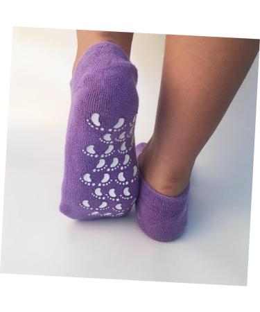 HAPINARY Cracked Skin Socks Spa Socks Moisture Socks Skin Care Gloves Jojoba Oils Hands Whitening Gloves Cracked Skin Gloves Spa Moisturizing Gloves Women Purple Gel Cosmetic medium - Buy Online on GoSupps.com