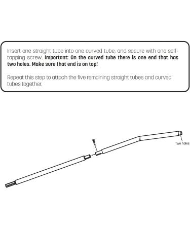 Skywalker Trampolines Upper & Lower Enclosure Pole Kit (1 Set) 4201 & 4202 - Galvanized | PK0015 - Buy Online on GoSupps.com