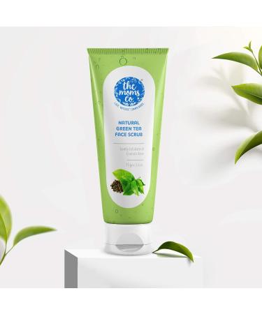 Natural Green Tea Face Scrub for Acne | Exfoliating with Tagua Nut & Black Sand | Vitamin C Enriched | All Skin Types (75g - Buy Online on GoSupps.com