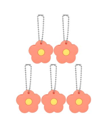 Key Turner Aid, 5Pcs Key Extender Easy Living Assist Set for Seniors and Disabled, Key Finder and Holder Makes Keys so Much Easier (Orange)