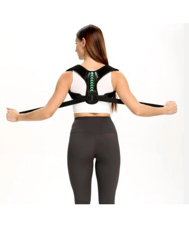 Posture Corrector Back Brace for Men & Women | Adjustable Spine Straightener for Pain Relief | Breathable & Comfortable (Medium - Buy Online on GoSupps.com