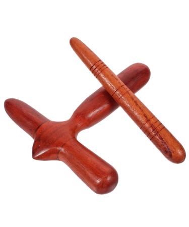 Gatuida 2 pieces of trigger point massage tool wooden massage sabs foot pain relief for foot massage reflex zone massage acupressure massage tools