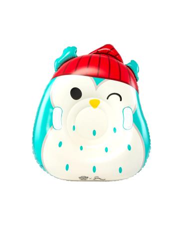 BigMouth x Squishmallows Snow Tube, Inflatable Sled for Kids and Adults, Large Winston The Owl