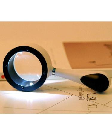 Magnifyings Educational Hobby Magnifiers Hand-Held Light with Led Lights 20 Times High-Definition High-Speed Identification Elderly Students Children Reading Magnifying Glass - Buy Online on GoSupps.com
