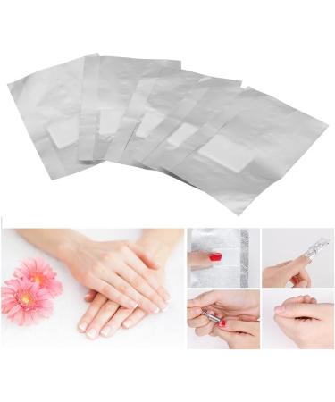  AYNEFY 100 Pcs Nail Polish Remover Pads Aluminum Foil Nail Art Remover - Buy Online on GoSupps.com