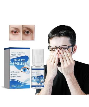 Myopia Reversal Eye Drops Myopia Eye Drops Soothing Eye Drops for Dry Eyes Improve Eye Problem Solution Drops Alleviate Eye Fatigue Transparent Transparent#1