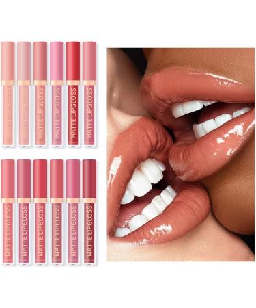 INTEROOKIE Long Lasting Moisturizing Lipstick Set with Water Gloss Mirror Face Nonfading formula for all day wear B - Buy Online on GoSupps.com